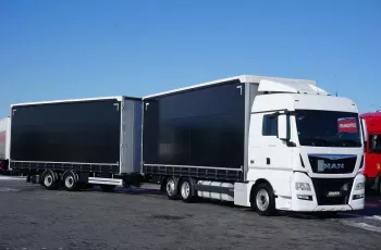 MAN TGX / 24.440 / ACC / EURO 6 / ZESTAW PRZEJAZDOWY 120 M3