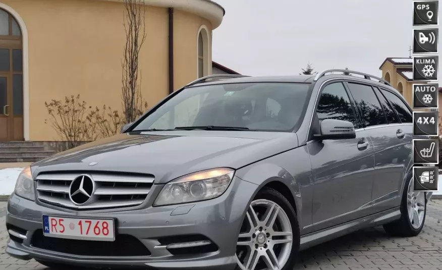 Mercedes C 350 3.0 D 231 KM Automat 4-Matik Zarejestrowany Ubezpieczony zdjęcie 