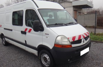 Renault L3H2 MAX 2010 doka dubel kabina brygadówka 7-osób klima