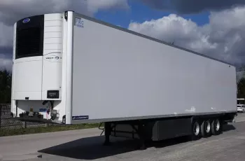 Lamberet SR2B / CARRIER VECTOR 1950 / DOPPELSTOCK / BPW / OŚ PODNOSZONA /KOSZ PALETOWY / DRUKARKA