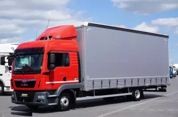 MAN / TGL / 12.220 / ACC / E 6 / FIRANKA / DŁ. 7.9 M / ŁAD. 5720 KG