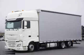 DAF 106 / 480 / SSC / ACC / EURO 6 / FIRANKA / DŁ. 7.75 M / 19 PALET