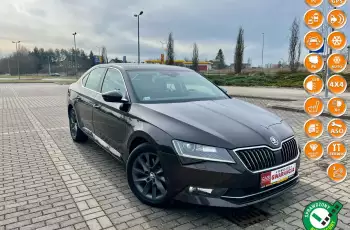 Skoda Superb 1.4tsi 4x4 ledy xenon acc tempomat asyst pasa x2 radary zamiana 1r.gwa