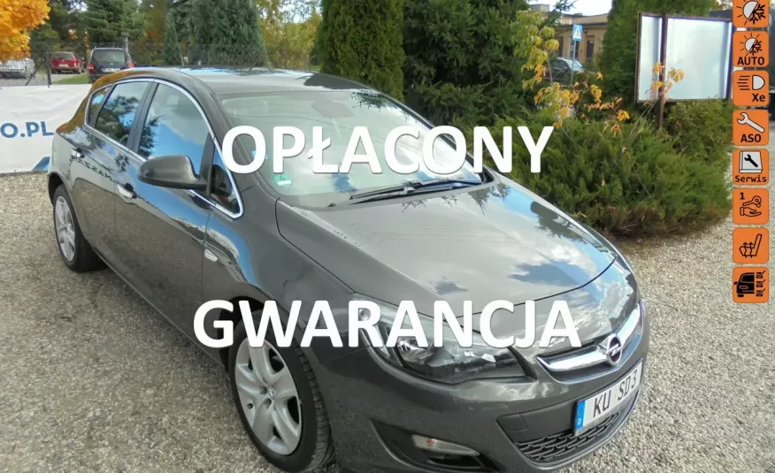 Opel Astra Opłacona , serwisowana , silnik 1.4, gwarancja przebiegu, piękny kolor zdjęcie 1