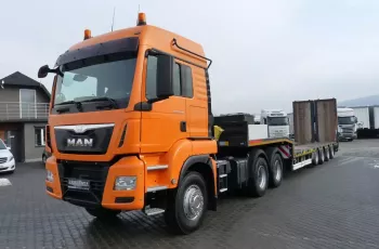 MAN TGS 33.480 6X4 + KEASSBOHRER 4 OSIE / ZESTAW /