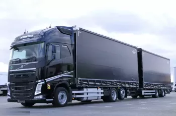 Volvo FH 460 / ZESTAW TANDEM PRZEJAZDOWY 120 M3 / 7.75 M + 7.75 M / I-PARK COOL / 2020 R /