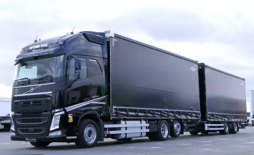 Volvo FH 460 / ZESTAW TANDEM PRZEJAZDOWY 120 M3 / 7.75 M + 7.75 M / I-PARK COOL / 2020 R / zdjęcie 