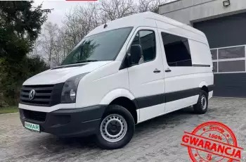 Volkswagen Crafter 2014 6 osobowy Brygadówka 2.0 140KM L2H2 Stan bardzo dobry