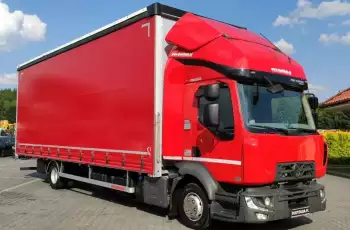 Renault D12.240 E6 Firana Tył Drzwi Dach Zsuwany Długa 830cm