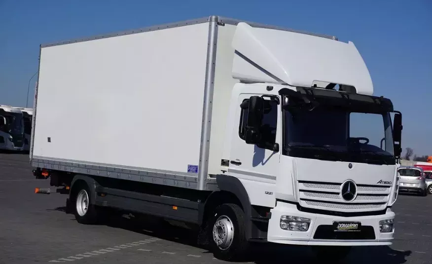 Mercedes ATEGO / 1221 / ACC / EURO 6 / KONTENER + WINDA / 17 PALET zdjęcie 