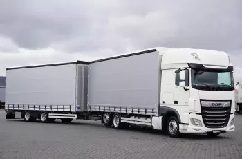 DAF 106 / 530 / SSC / ACC / EURO 6 / ZESTAW PRZEJAZDOWY 120 M3