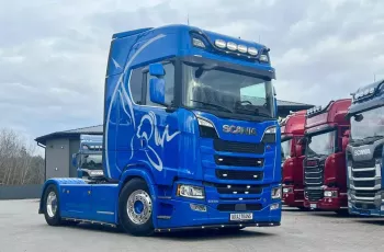 Scania S580 max opcja cała na poduszkach z Niemiec