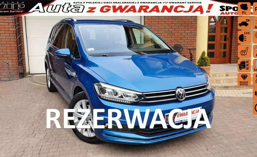 Volkswagen Touran 2.0 TDI 150 KM, Highline.7 OSOBOWY, Skóra, Full Led, Salon PL, F.vat 23% zdjęcie 