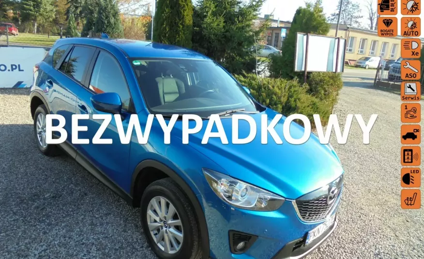 Mazda CX-5 Piękny kolor, super wyposażenie, patrz zdjęcia oraz opis, niski przebieg zdjęcie 