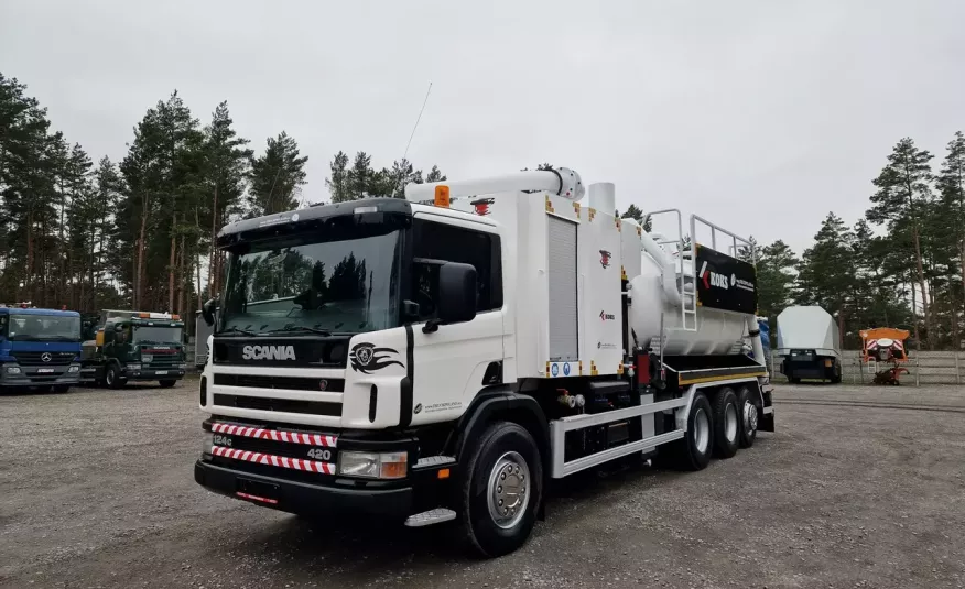 Scania KOKS MultiVac ciśnieniowy z 2 pompami ssącymi WUKO asenizacyjny separator bentonit odpady czyszczenie kanalizacja zdjęcie 2