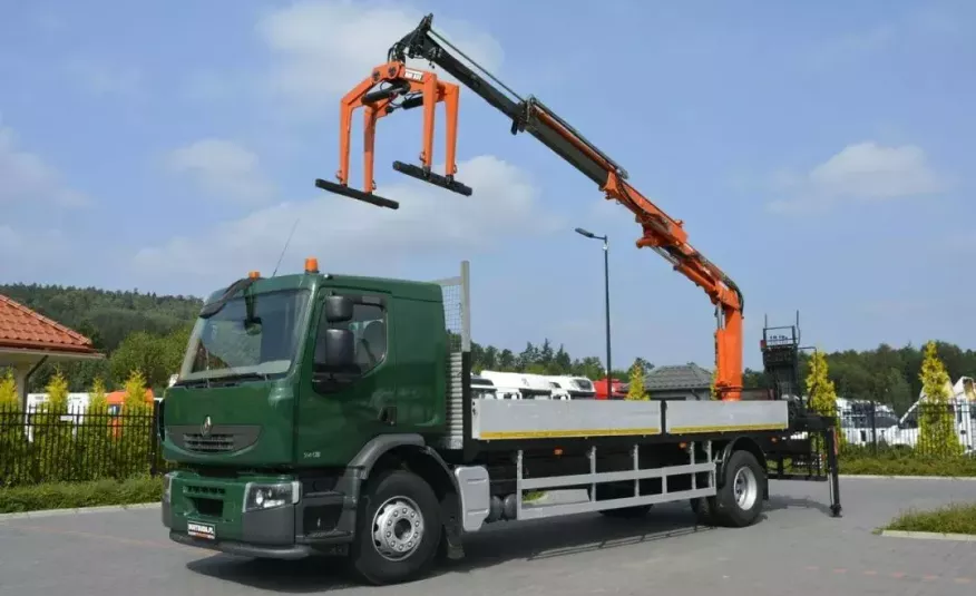 Renault Premium 180.240DXI długość Skrzyni-6.820cm + HDS TEREX TLC 92.2 zdjęcie 