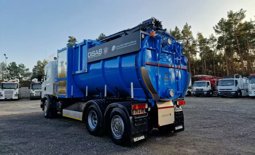 Scania Disab DECO 09 Ładowarka próżniowa ssąco-nadmuchowa ładowarka koparka ssąca substancje sypkie odkurzacz WUKO Saugbagger zdjęcie 5