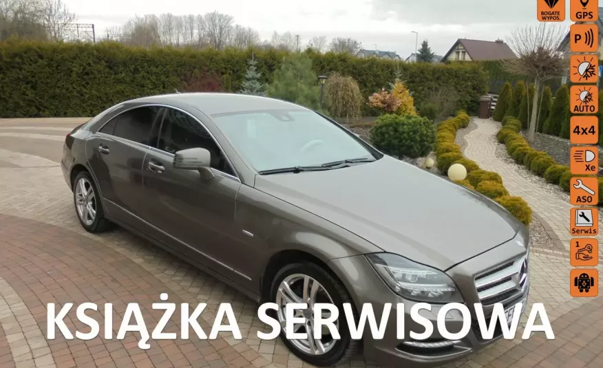 Mercedes CLS 350 Piękny kolor , pełen serwis .4 Matic , zwykłe zawieszenie , jasny środek zdjęcie 