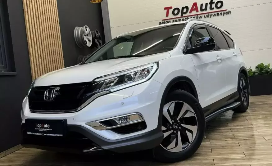 Honda CR-V 1.6i-DTEC skóra KAMERA led BEZWYPADKOWA gwarancja film zdjęcie 