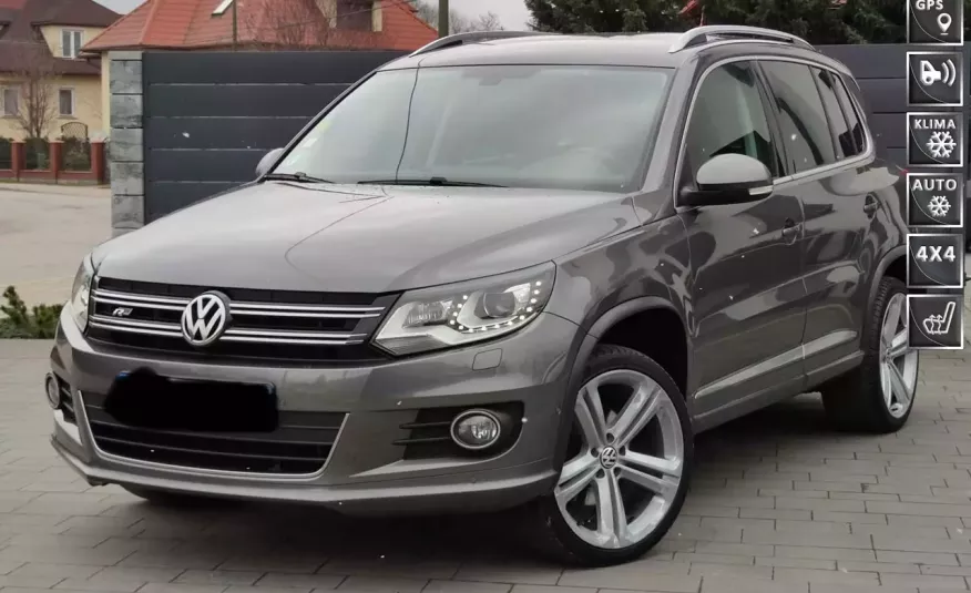 Volkswagen Tiguan 2.0 TDI 140 KM R-line 4x4 166 tys. km Oryginał Lakier - Piękny zdjęcie 