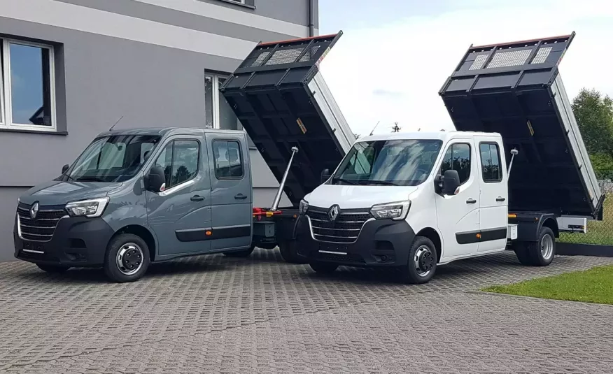 Renault Master WYWROTKA 6-OSÓB KIPER DOKA BLIŹNIAKI DOUBLE KABINA KLIMA DMC 3500 KG zdjęcie 