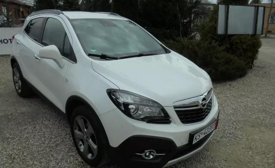 Opel Mokka Bezwypadkowy , biała perła , opłacony-zobacz wyposażenie.4x4 -foto 40szt zdjęcie 3