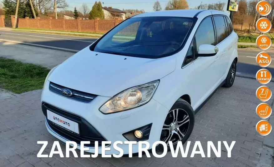 Ford Grand C-MAX 7 Osób Rej. 2011 KLIMATRONIC NAVI Serwis ASO + TUV zdjęcie 