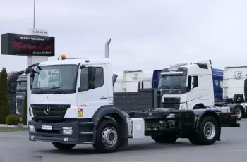 Mercedes AXOR 1829 / 4X2 / RAMA DO ZABUDOWY - 5.75 M / PTO / EPS + SPRZĘGŁO / HYDRAULIKA / SIŁOWNIK /