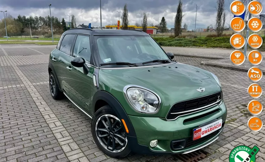 MINI Countryman cooper S 184KM 4x4 Automat ledy bi xenon skóry panorama 1 wł zamiana zdjęcie 