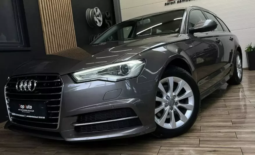 Audi A6 LIFT S-line skóra PERFEKCYJNA bezwypadkowa GWARANCJA FILM zdjęcie 