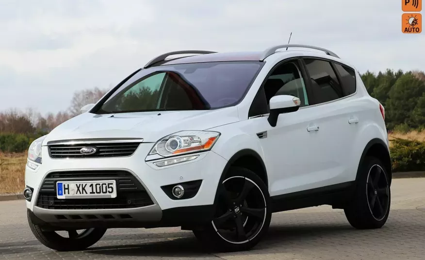 Ford Kuga LIFT Panorama Półskóry Ledy Chromy Komputer Serwis Niemcy zdjęcie 