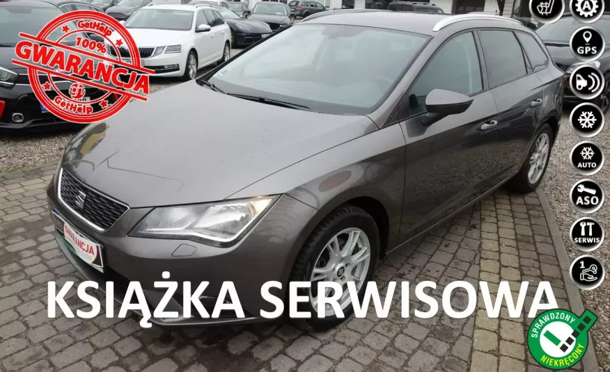 Seat Leon 2.0TDI 150KM Automat 1wł Zadbany Radar Gwarancja Zamiana NAVI zdjęcie 