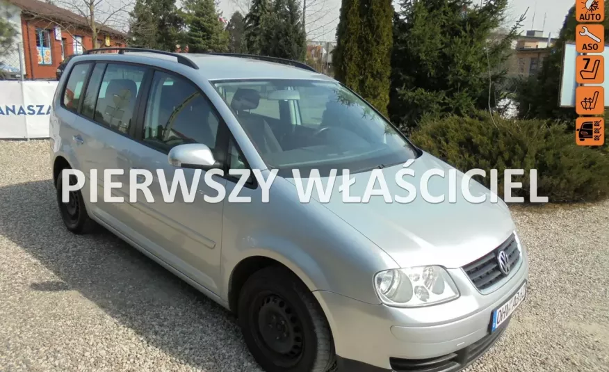 Volkswagen Touran Bezwypadkowy , silnik benzyna 8 zaworowy , 7 osobowy, serwis zdjęcie 