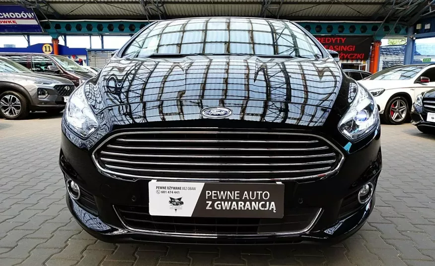 Ford S-Max 3LataGWARANCJA 1wł Kraj Bezwypadk 2.0TDCi 150KM AUTOMAT TITANIUM FV23% 4x2 zdjęcie 