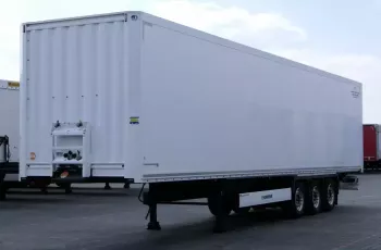 Krone IZOTERMA / KONTENER / WYS: 2.7 M / OŚ PODNOSZONA / FURGON / 2014 R /
