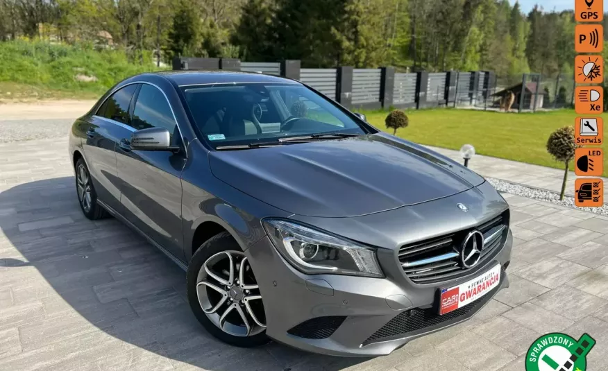 Mercedes CLA 180 Cla 180 ledy xenon pół skóra navi bezwypadkowy zamiana 1 r.gwarancji zdjęcie 