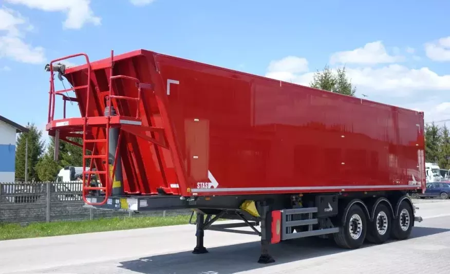 STAS S300CX / WYWROTKA/50m3/ALUMINIOWA /OŚ PODNOSZONA /SAF/ALUMINIOWE FELGI zdjęcie 