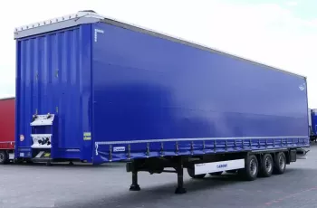 Krone FIRANKA / MEGA / DACH PODNOSZONY / OŚ PODNOSZONA / PALECIARA / LOW DECK / XL CODE / 2014 R /