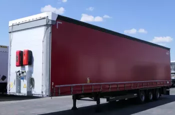 Schmitz FIRANKA / MEGA / OŚ PODNOSZONA / LOW DECK / DACH PODNOSZONY / 2017 R /