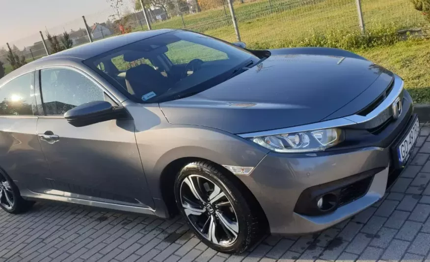 Honda Civic CIVIC 4DR, 2018 rok, 1 właściciel serwis do końca F-VAT 23% zdjęcie 