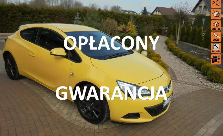 Opel Astra OPC -LINE-patrz opis , niski przebieg , piękny kolor-GTC-stan wzorowy zdjęcie 