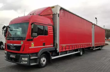 MAN TGL 12.250 E6 Tandem Zestaw Przejazdowy