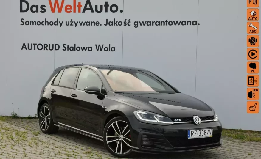 Volkswagen Golf 2.0GTD 184KM PL Rynek Dynaudio Navi Kamera Podgrz. Szyba Virtual zdjęcie 