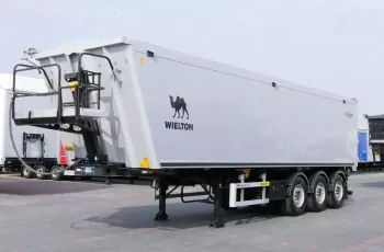 Wielton WYWROTKA - 51 M3 / MULDA ALUMINIOWA / KLAPO-DRZWI / SAF / OŚ PODNOSZONA /