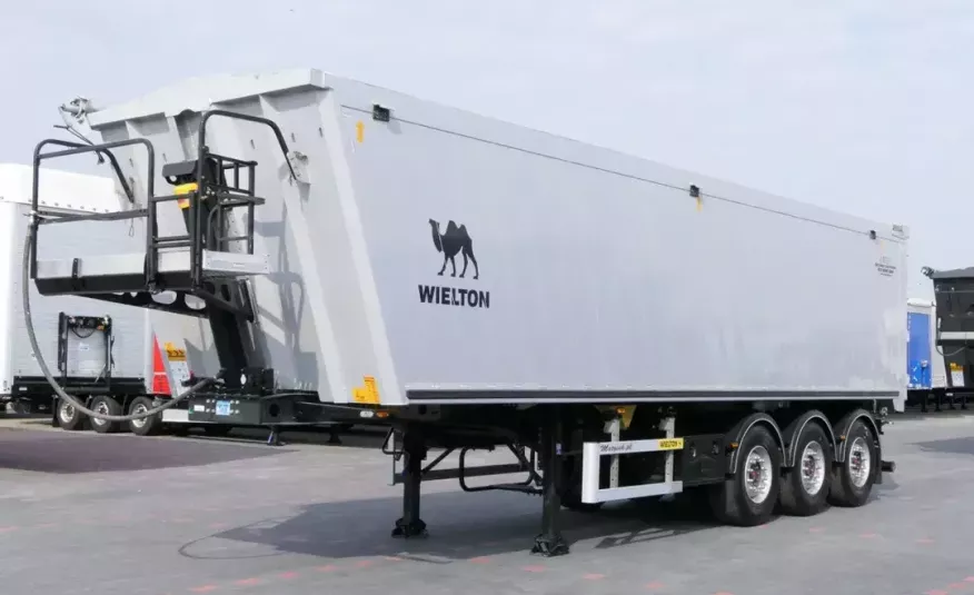Wielton WYWROTKA - 51 M3 / MULDA ALUMINIOWA / KLAPO-DRZWI / SAF / OŚ PODNOSZONA / zdjęcie 