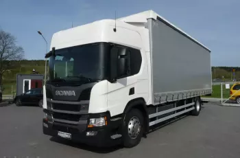 Scania P250 / FIRANKA 9m + WINDA / EURO 6 / NOWY MODEL /