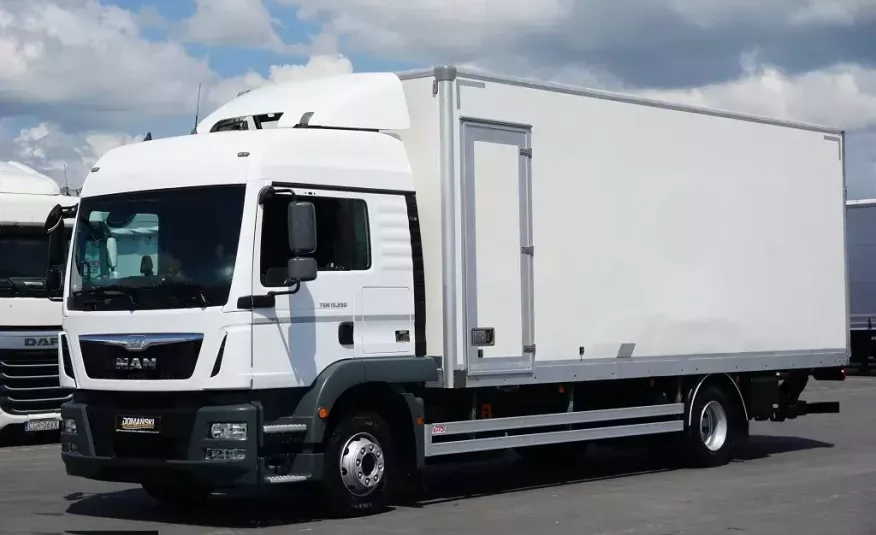 MAN TGM / 15.290 / ACC / EURO 6 / KONTENER + WINDA / 18 PALET zdjęcie 