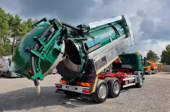 Scania WUKO KAISER EUR-MARK ADR DO CZYSZCZENIA KANAŁÓW WUKO asenizacyjny separator beczka odpady czyszczenie kanalizacja