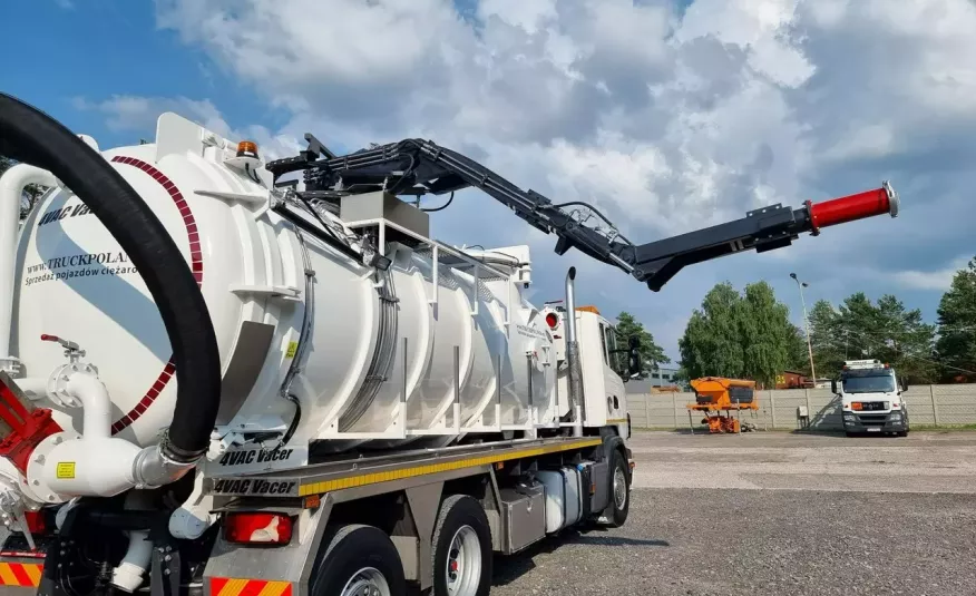 Scania Larsen 4 VAC Ładowarka próżniowa ssąco-nadmuchowa koparka ssąca substancje sypkie odkurzacz WUKO Saugbagger zdjęcie 17