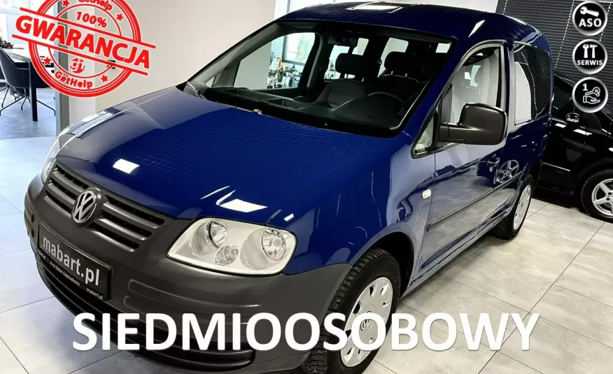 Volkswagen Caddy 1.9 TDI 105KM 7 osobowy I lift Klima PDC Z Niemiec zdjęcie 
